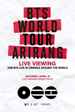 BTS World Tour 'ARIRANG' in Japan: Live Viewing Poster