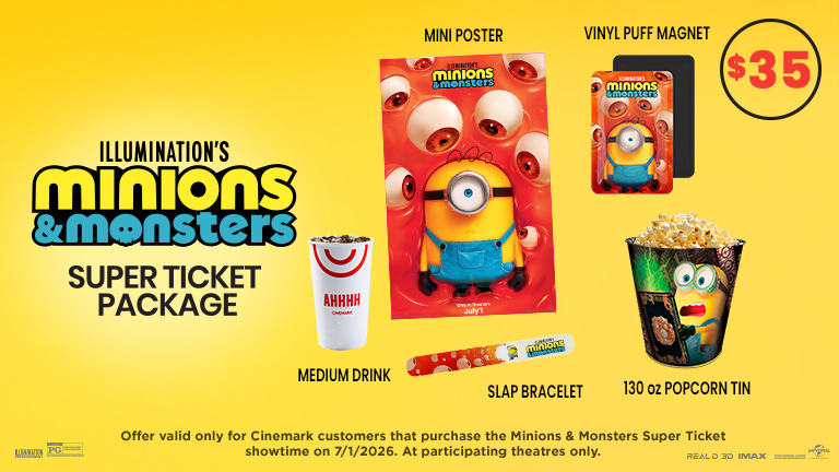 Still for Minions & Monsters Super Ticket